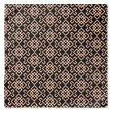 THE BROWN STRIPED TIE AND POCKET SQUARE SET